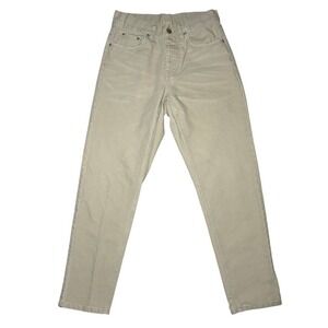 Carhartt Mens Tan Canvas Work Pants Straight Fit Size 28